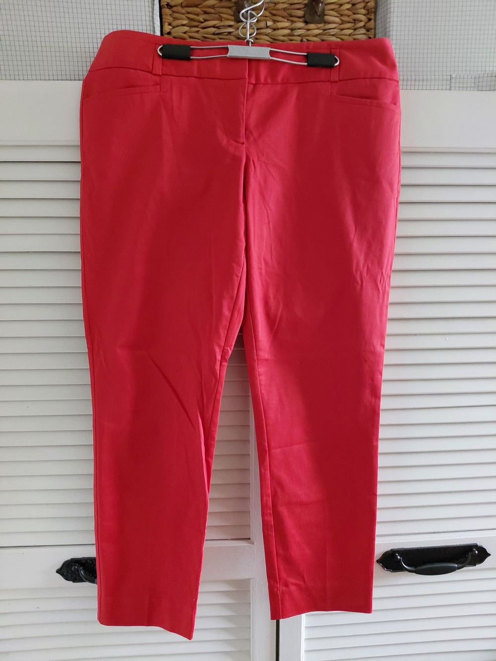 The Limited Tomato Red Drew Fit Pencil Pants